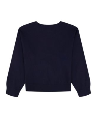 Girls' 7-16 Raw Edge Sweatshirt