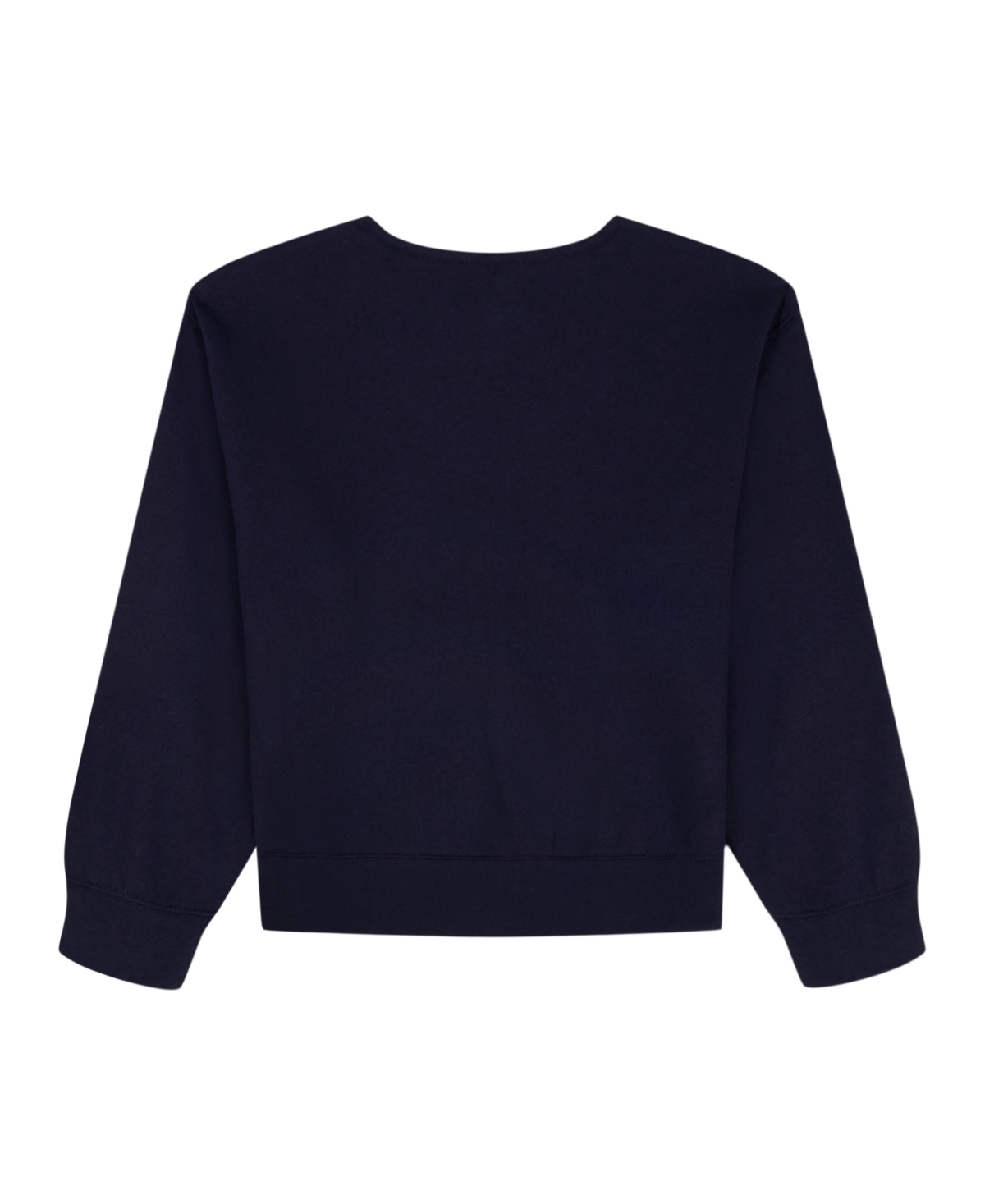 Tommy Hilfiger Girls 7-16 Raw Edge Sweatshirt In Black