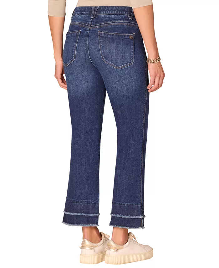 Petite "Ab"solution Mid-Rise Kick Flare Jeans - thumbnail 3