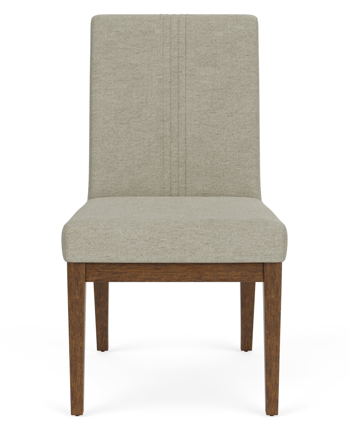 Macy's Davie Cracked Oak 54" Round Dining 5 Pc. Set (table & 4 Upholstered Chair)
