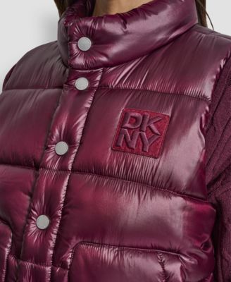 Women's Quilted Mock Neck Puffer Vest Jacket