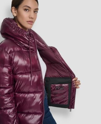 Women's Long-Sleeve Quilted Puffer Jacket