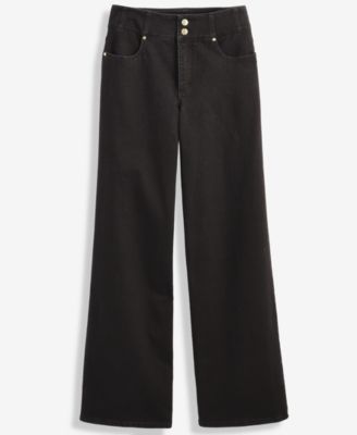 Women's High-Rise Wide-Leg Jeans, Macy's Exclusive