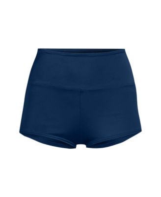 Women's Tugless High Waisted Swim Boy Shorts
