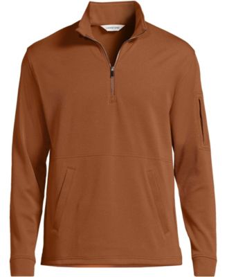 Men's Long Sleeve Cooling Performance Pique Quarter Zip