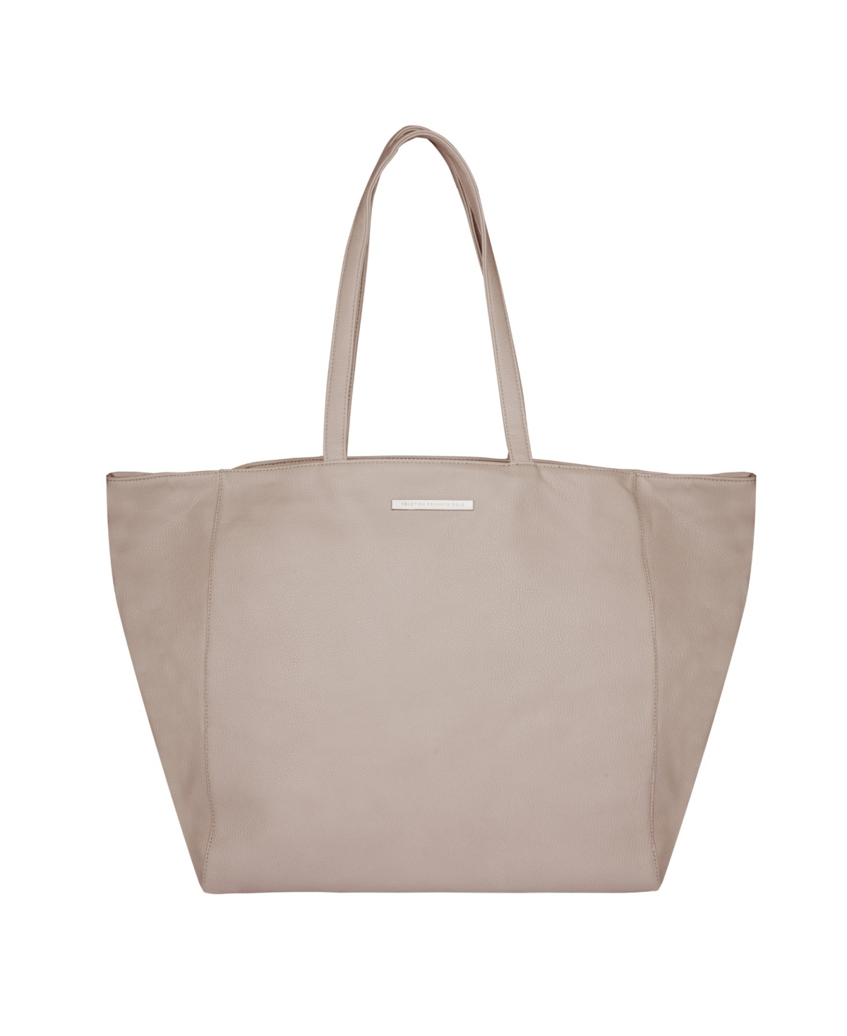Kenneth Cole Reaction Faux Leather Marley 16" Laptop Tote With Removable Laptop Sleeve In Brown
