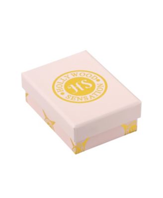 Gold Huggie Hoop Earrings Embellished with Sparkling Cubic Zirconia