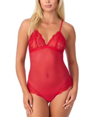 On Gossamer - Women's Luxe Lace Bodysuit-G7456
