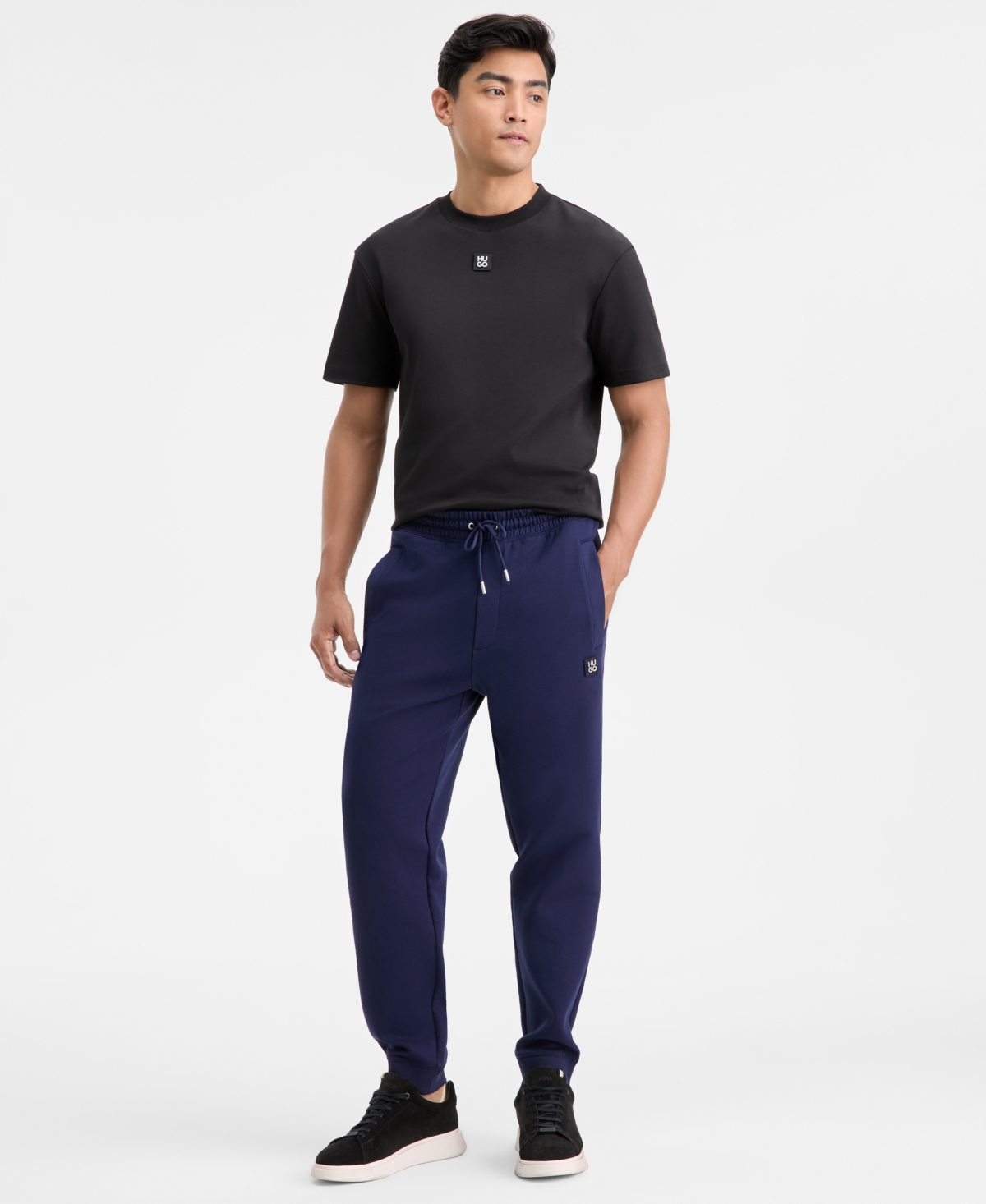 Hugo Boss Men's Dimacs Stacked Logo Sweatpants