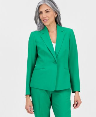 Women's Notch-Lapel Mid-Rise Pantsuit 
