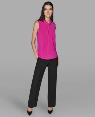 Women's Sleeveless Cut and Sew Top