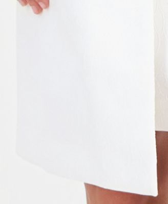 Women's Jacquard Jacket & Round-Neck Sheath Dress