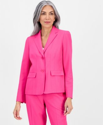 Women's Notch-Lapel Mid-Rise Pantsuit 