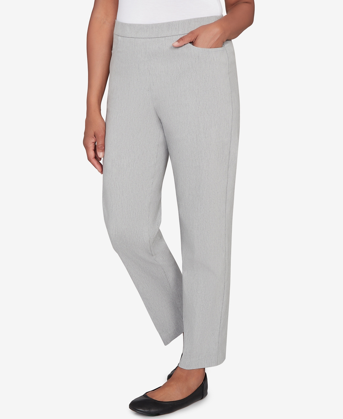 Alfred Dunner Petite Stockbridge Modern Millennium Short Length Pants