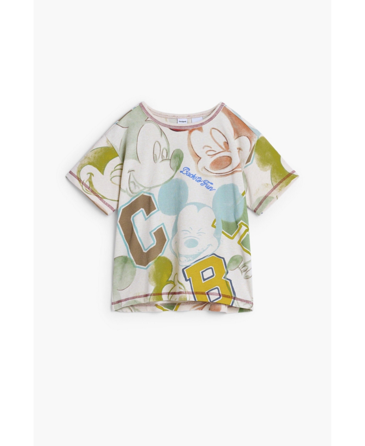 Desigual Girls Girls's Mickey Printed T-shirt