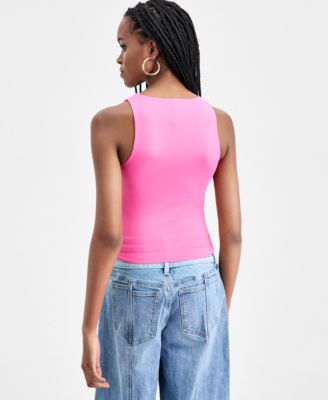 Women's Twist-Front Sleeveless Top, Macy's Exclusive
