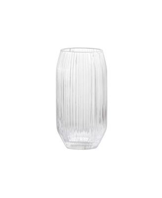 Estiva Textured Highball Sparkling Cocktail Glasses, Set of 4