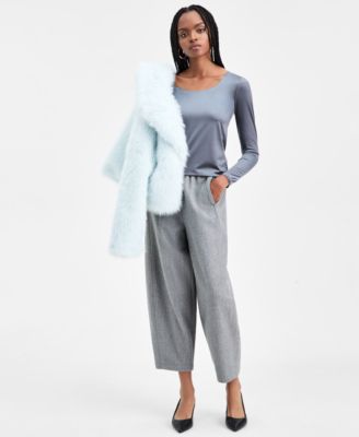 Women's Shine Scoop-Neck Top, Macy's Exclusive