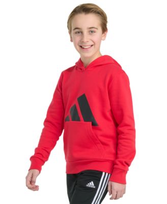 Big Boys 8-20 Long-Sleeve Essential Big Logo Fleece Pullover Hoodie	