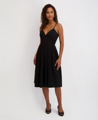 Women's V-Neck Sleeveless Dress