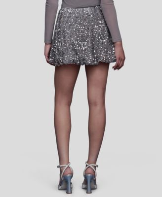 Women's Bubble Mini Skirt