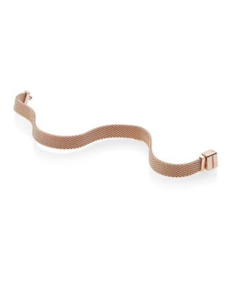 Rose Gold Plated Reflexions Mesh Bracelet