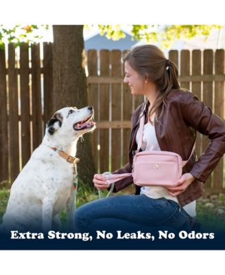 Compostable Dog Poop Bags, 90 Bags, Blush Pink