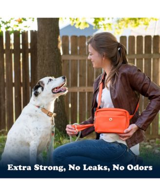Compostable Dog Poop Bags, 180 Bags, Poppy Orange