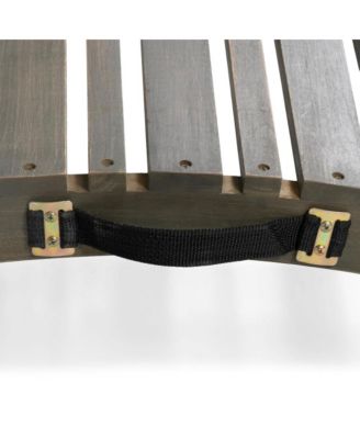 Wood Foldable Chaise Lounge - Brown