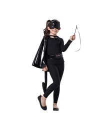 Kids Black Cat Costume Set