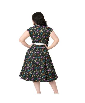 Plus Size 1950s Hedda Swing Dress
