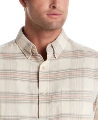 Men's Plaid Corduroy Shirt