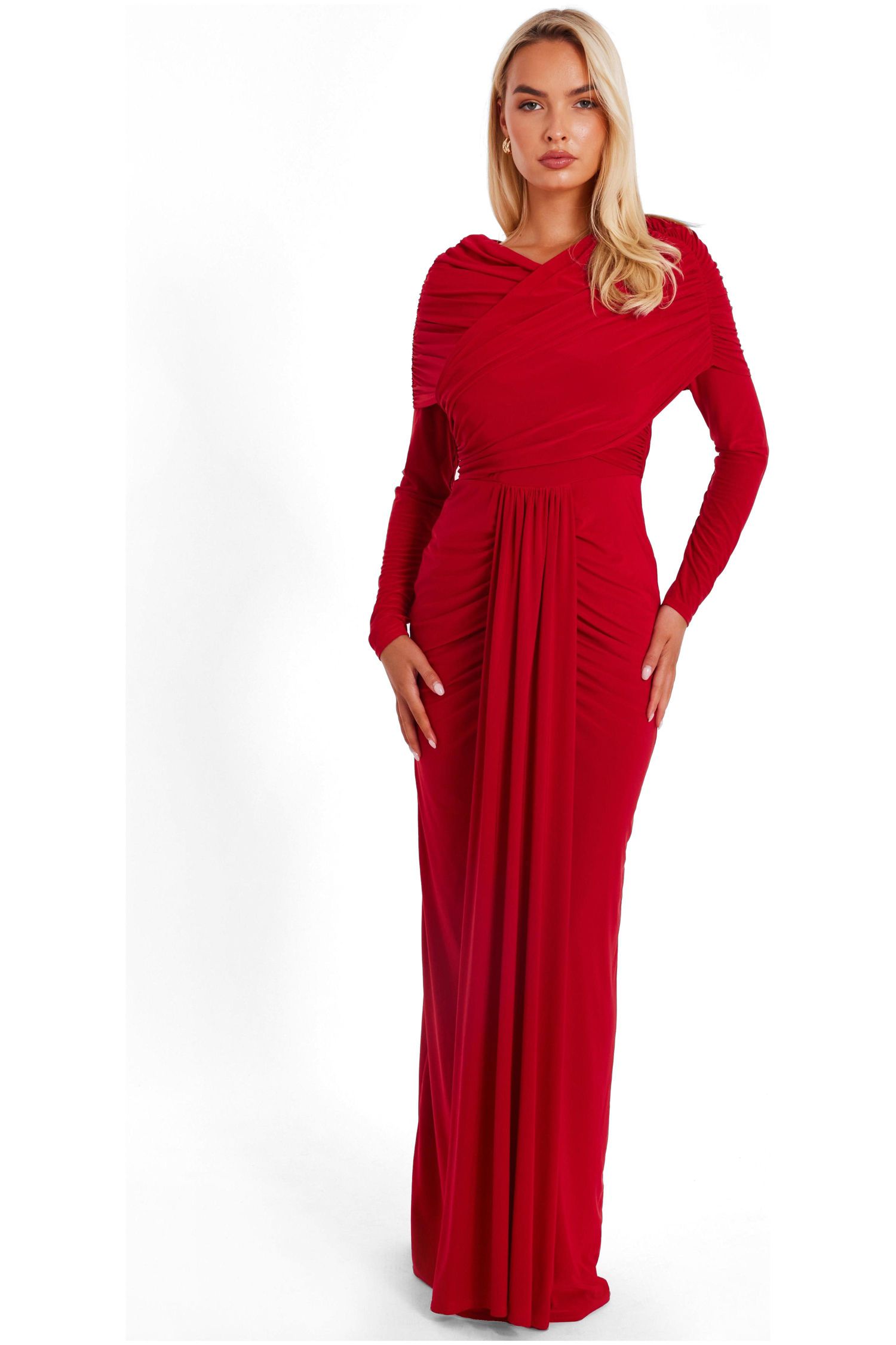 Women's Drape Maxi Dress