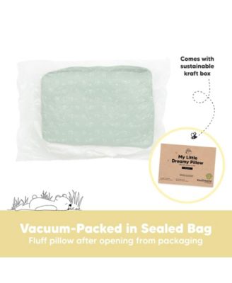 2pk Toddler Pillow, Soft Organic Cotton Toddler Pillows for Sleeping, 13X18 Kids Pillow