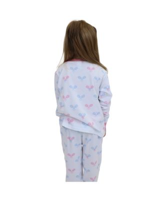 Kids Cotton Jersey Two Piece Long Sleeve Pajama Set