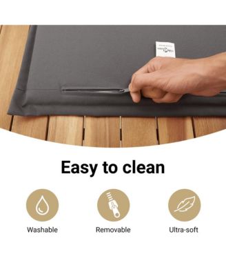 Garden Sofa Grey PE rattan Medium Adjustable Feet Garden Sofa