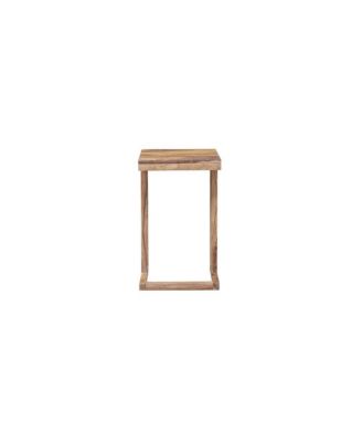 Urban Solid Sheesham Wood End Table, Natural (Set of 2)