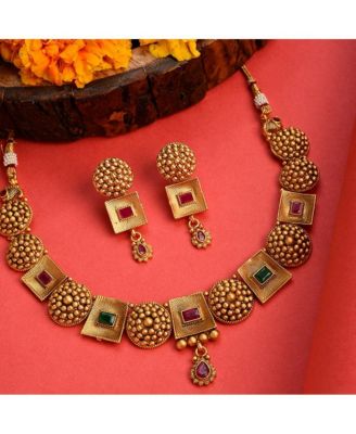 Temple Jewellery Set