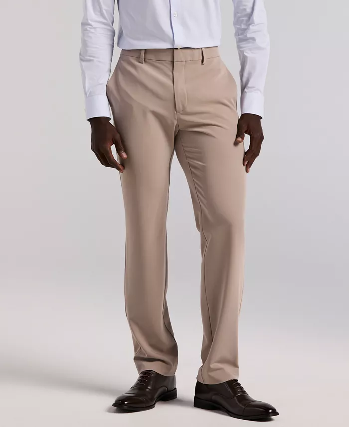 Men's Modern-Fit Stretch Solid Resolution Pants - thumbnail 3