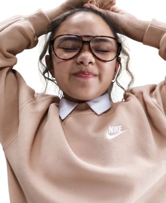 Sportswear Big Girls Club Fleece Oversized-Fit Sweatshirt 