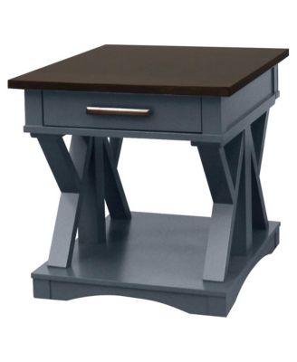 1 PC  wood Americana Modern - Denim End Table