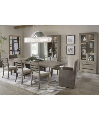  2 Pc  Wood  Ladder Back Design  Dining Chair