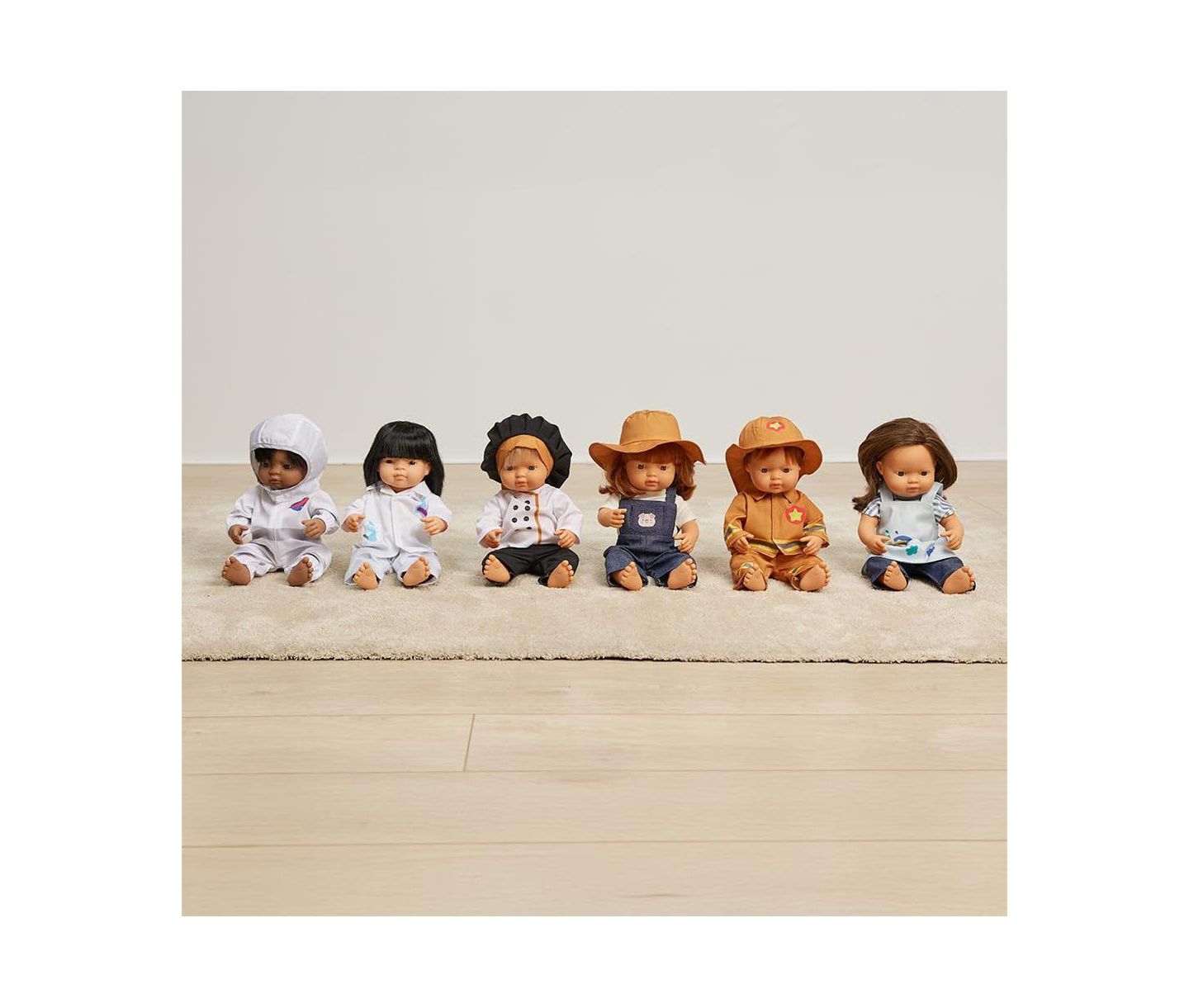 Детская кукла MINILAND Scientist 15" Doll Outfit, Ages 3+, цвет: Белый разноцветный — фото 4