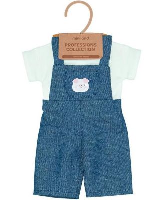 Careers Collection - Farmer Doll Outfit with Overalls & Hat for 15" Baby Dolls