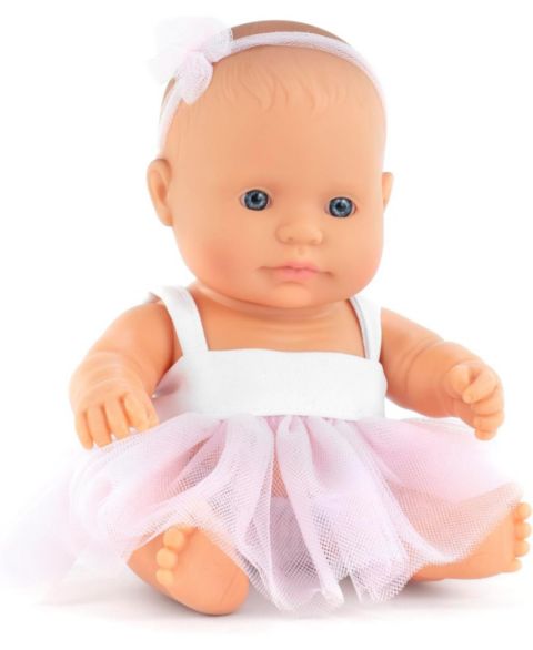 Детская кукла MINILAND My Friends & Me Asian Girl 8 1/4" Anatomically-Correct Soft Vinyl Baby Doll, Ages 10 Months+, цвет: Light Skin