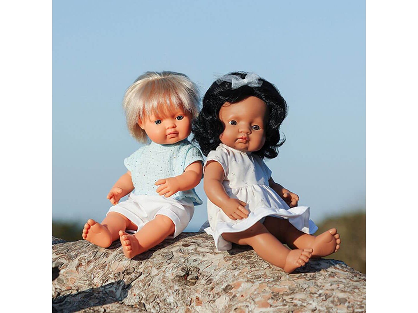 Детская кукла MINILAND My Friends & Me 15" Anatomically Correct Baby Doll, Ages 10 Months+, цвет: Light Skin — фото 3