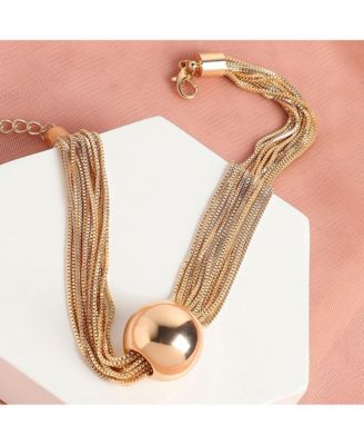 Rhinestones Ballchain Necklace