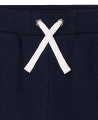 Girls' 7-16 Wide Leg Grommet Drawstring Joggers