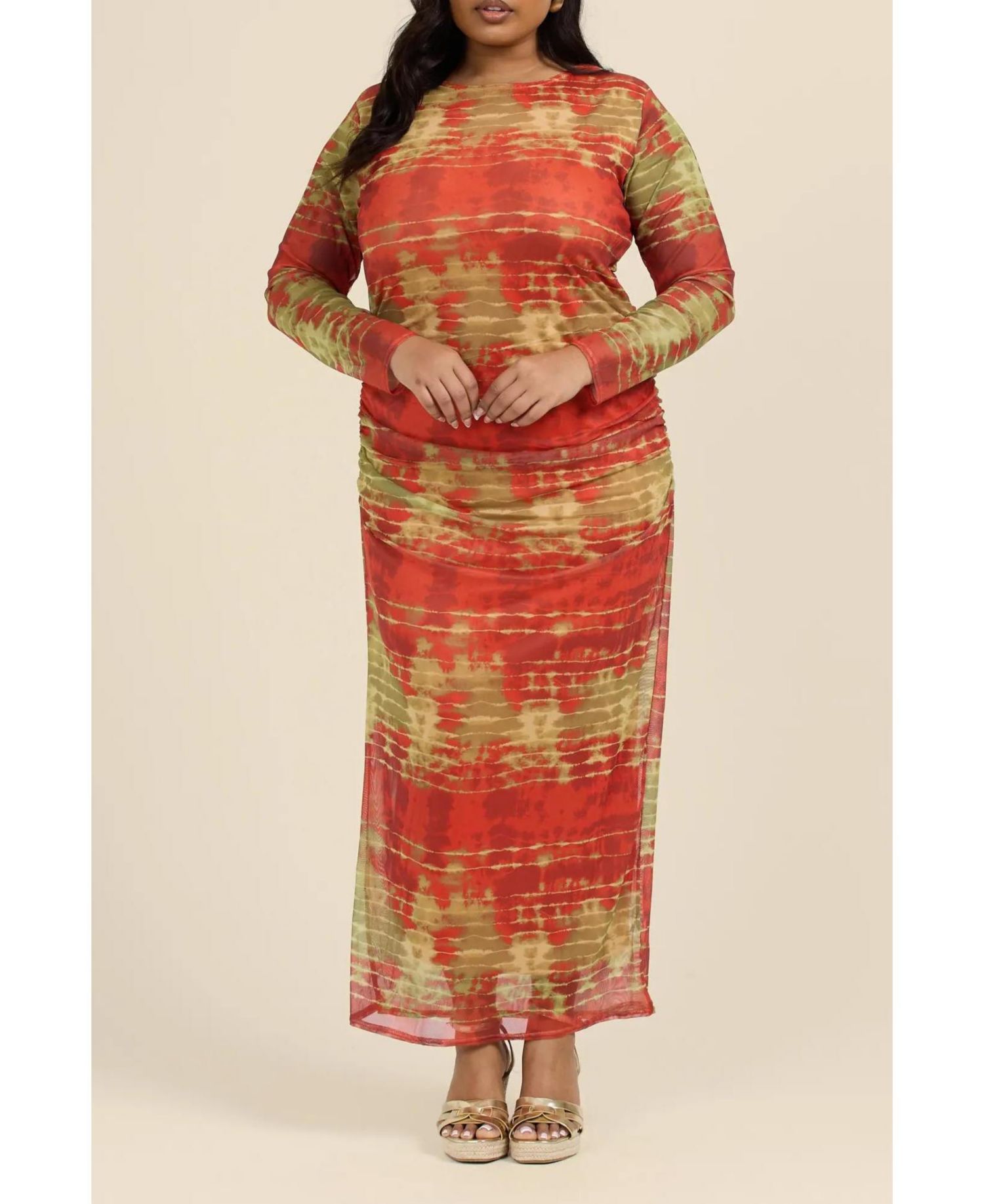 Women's Tye Dye Midi Dress