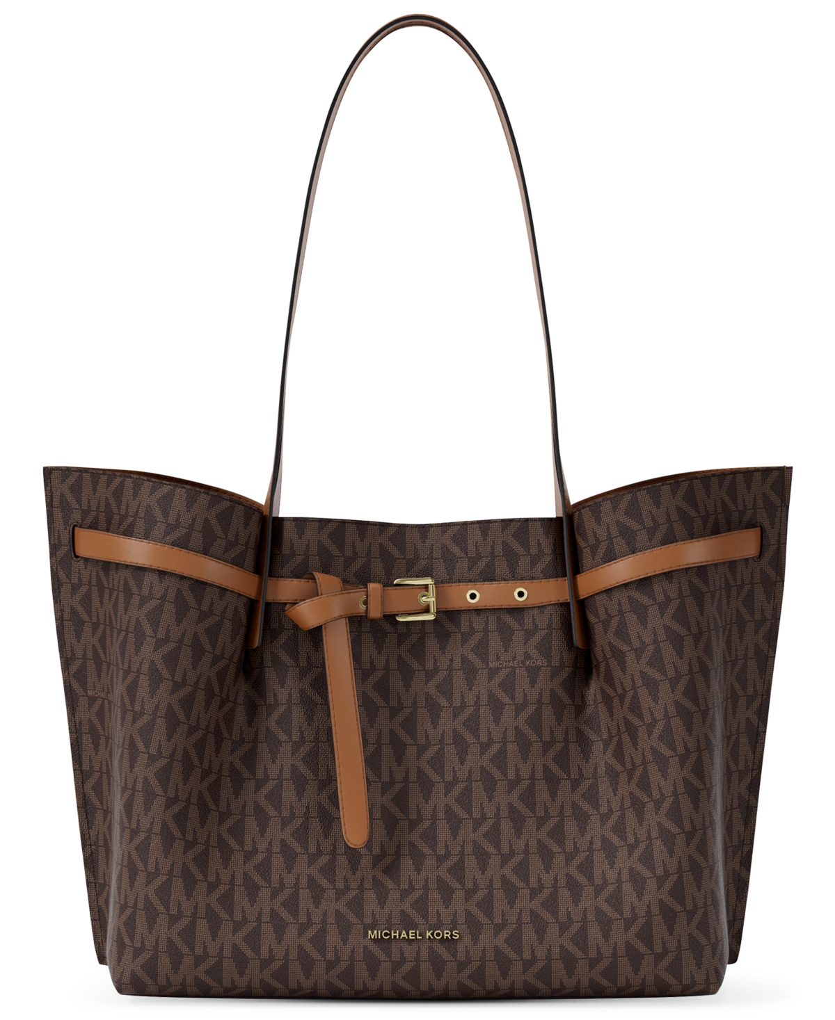Michael Kors Emilia Extra Large East West Zip Pocket Tote Bag
